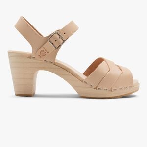 Sandgrens Rio Grande High-rise clog sandal. EUC. Handmade In Sweden.